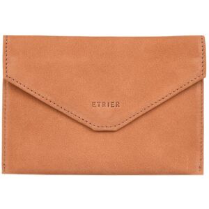 Porte-papiers Etincelle Nubuck Cuir Etrier Marron