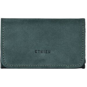 Porte-monnaie Etincelle Nubuck Cuir Etrier Vert