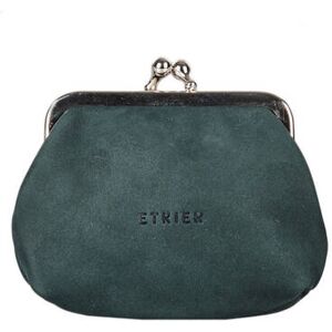 Porte-monnaie Etincelle Nubuck Cuir Etrier Vert