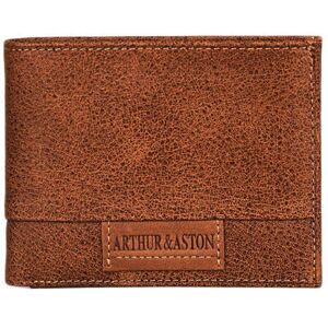 Portefeuille Cuir Arthur & Aston Marron