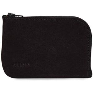 Porte-monnaie Etincelle Nubuck Cuir Etrier Noir