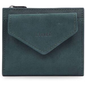 Porte-monnaie Etincelle Nubuck Cuir Etrier Vert