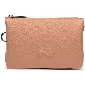 Trousse 2 Compartiments Cuir Nathan Baume Marron