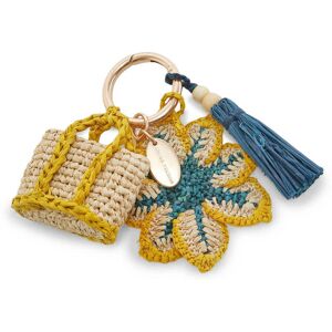 Porte-clefs Magnolia Raphia Vanessa Bruno Multicolore