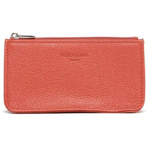 Porte-clefs Cuir Hexagona Orange