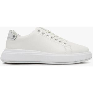 Sneakers En Cuir Calvin Klein Jeans Blanc