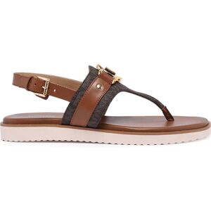 Sandales Rory En Cuir Michael Kors Marron