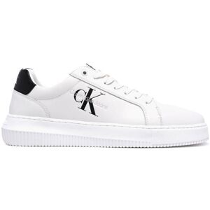 Sneakers En Cuir Calvin Klein Jeans Blanc