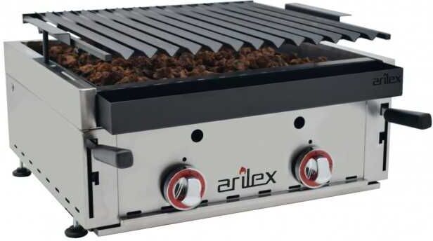 Notice d'utilisation, manuel d'utilisation et mode d'emploi ARILEX Grillade charcoal gaz - Grill À Pierres De Lave À Gaz   