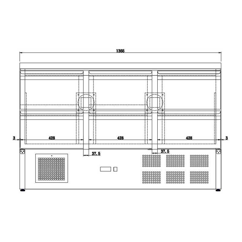 Notice d'utilisation, manuel d'utilisation et mode d'emploi GASTROMASTRO Table réfrigérée positive - GN1/1 - Garantie 2 ans - 368 L - 6 tiroirs - 1370 (L) x 700 (P) mm - Classe N   