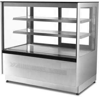 Notice d'utilisation, manuel d'utilisation et mode d'emploi GASTROMASTRO Vitrine réfrigérée positive - 395 L. - 1200 (L) x 750 (P) x 1200 (H) mm - Avec éclairage   