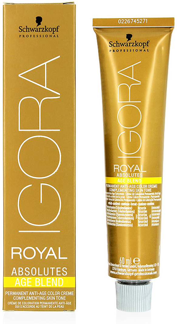 Schwarzkopf Coloration Igora Royal Absolutes Age Blend - Teinte 6-07