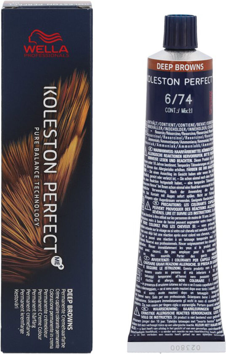 Coloration Koleston Perfect Me+ Deep Browns Wella 60ml - Teinte 4/77