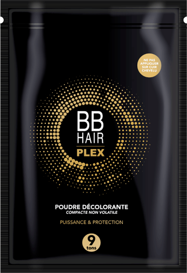 Poudre Décolorante BBHair Plex 9 tons Generik - Sachet de 30gr