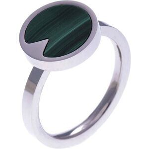 Bijoux Bague Fer a Cheval Malachite - Taille 58