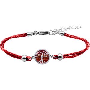 Bijoux Bracelet Arbre de Vie Agate Rouge - LABISE