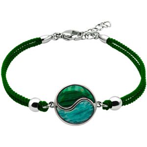 Bijoux Bracelet Coton Yin Yang Malachite & Amazonite - LABISE