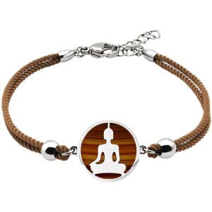 Bijoux Bracelet Coton Bouddha Oeil De Tigre - LABISE