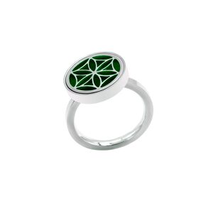 Bijoux Bague Fleur de Vie Malachite - LABISE - Taille 52