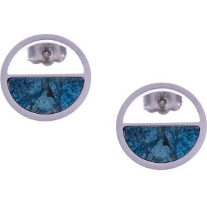 Bijoux Boucles d'Oreilles Demi-Lune Chrysocolle - LABISE