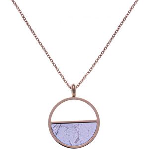 Bijoux Collier Demi-Lune Howlite - LABISE