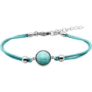 Bijoux Bracelet Coton Cabochon Amazonite - LABISE