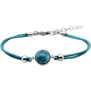 Bijoux Bracelet Coton Cabochon Apatite - LABISE