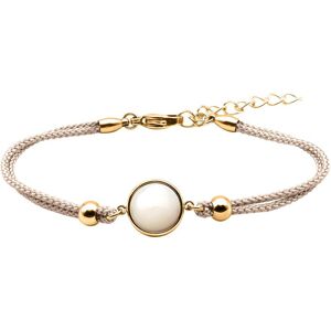 Bijoux Bracelet Coton Cabochon Nacre - LABISE