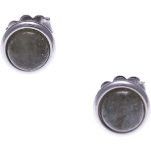 Bijoux Boucles d'Oreilles Cabochon Jaspe Sesame - LABISE