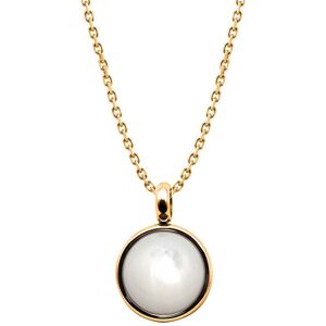 Bijoux Collier Cabochon Nacre Blanche - LABISE