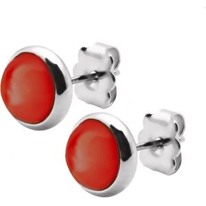 Bijoux Boucles D'Oreilles Cabochon Cornaline - LABISE