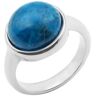 Bijoux Bague Silver Cabochon Apatite - Modèle 62