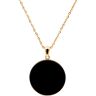 Bijoux Collier Médaillon Onyx - LABISE