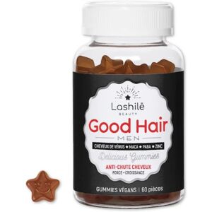 Lashilé Gummies Vegan Good Hair Men Anti Chute Lashilé x60