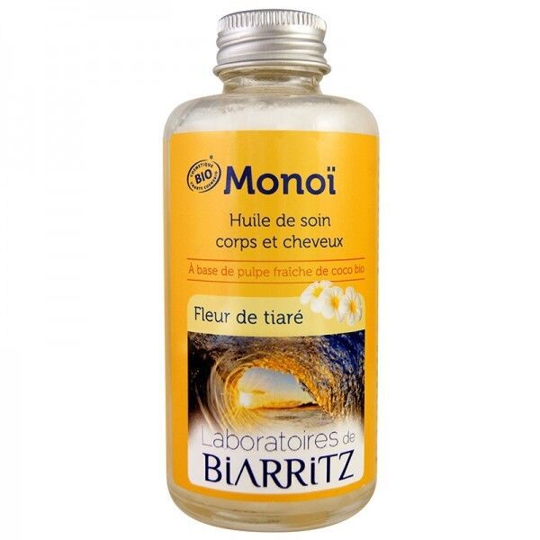 Laboratoires de Biarritz Huile de Monoï 100 ml - Fleur de Tiaré