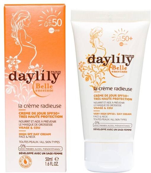 Daylily Paris Crème Radieuse Visage Grossesse 50 ml - Hydratante SPF 50+