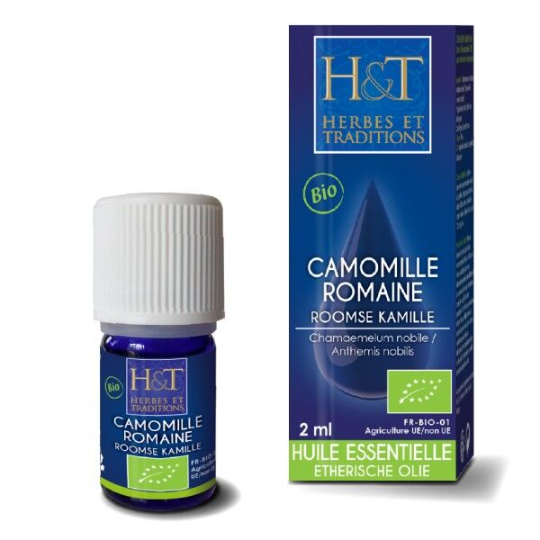 Herbes et Traditions Huile essentielle de Camomille Romaine Bio 2 ml