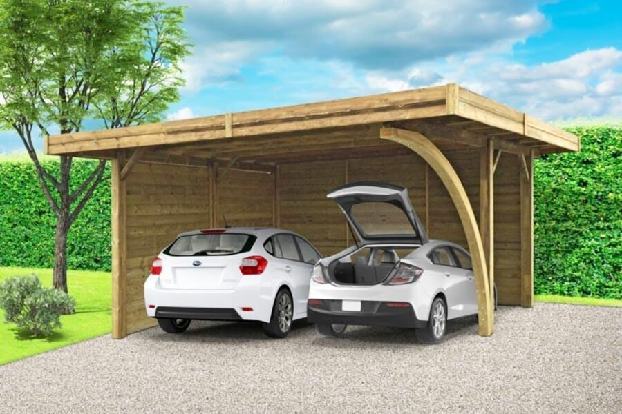 SOLID Carport double 5 m x 6 m SOLID Carport double 5 m x 6 m