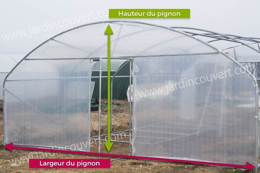 Plastidis Bâche pignon sur mesure toutes serres Plastidis Bâche pignon sur mesure toutes serres