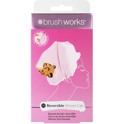 Brushworks Bonnet Douche Leopards - Publicité Brushworks Bonnet Douche Leopards - Publicité