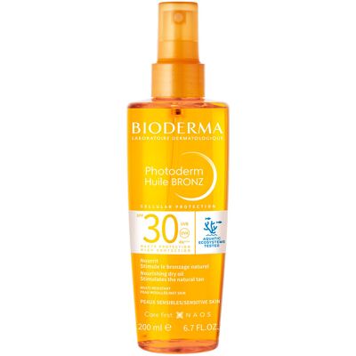 Bioderma Bioderma Photoderm Bronz Huile Solaire SPF30 pour Visage et Corps - Publicité Bioderma Bioderma Photoderm Bronz Huile Solaire SPF30 pour Visage et Corps - Publicité