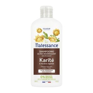 Natessance Shampooing creme ultra-nourrissant Karite & Keratine vegetale