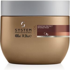 Masque Intense LuxeOil de Protection au Kératine de System Professional - Publicité Masque Intense LuxeOil de Protection au Kératine de System Professional - Publicité