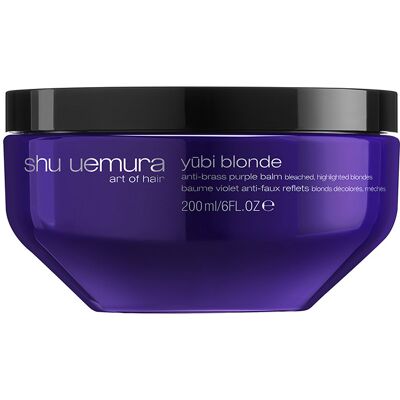 Shu Uemura Yūbi Blonde Anti-brass Purple Balm (200 ml) - Publicité Shu Uemura Yūbi Blonde Anti-brass Purple Balm (200 ml) - Publicité