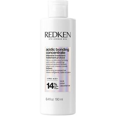 Redken Acidic Bonding Concentrate - Traitement intensif sans sulfates - Publicité Redken Acidic Bonding Concentrate - Traitement intensif sans sulfates - Publicité