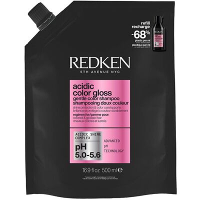 Redken Acidic Color Gloss Shampoing - Publicité Redken Acidic Color Gloss Shampoing - Publicité