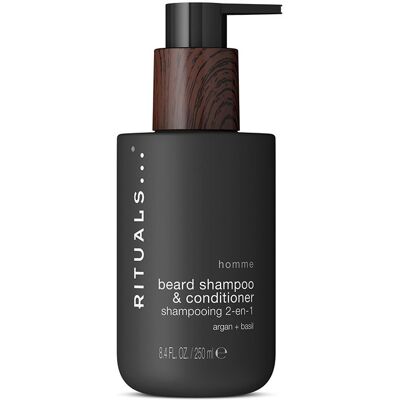 Rituals Homme 2-en-1 Shampooing et Après-shampoing nourrissant pour barbe - Publicité Rituals Homme 2-en-1 Shampooing et Après-shampoing nourrissant pour barbe - Publicité