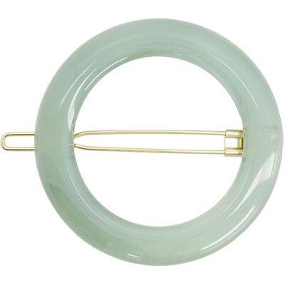 Bachca Barrette ronde Vert d'eau - Publicité Bachca Barrette ronde Vert d'eau - Publicité