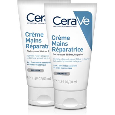 Cerave Modèle - Crème Mains Réparatrice - Crème pour les Mains - Publicité Cerave Modèle - Crème Mains Réparatrice - Crème pour les Mains - Publicité