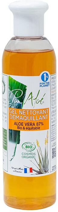 PUR ALOE Gel Nettoyant Démaquillant 87% Aloé Vera